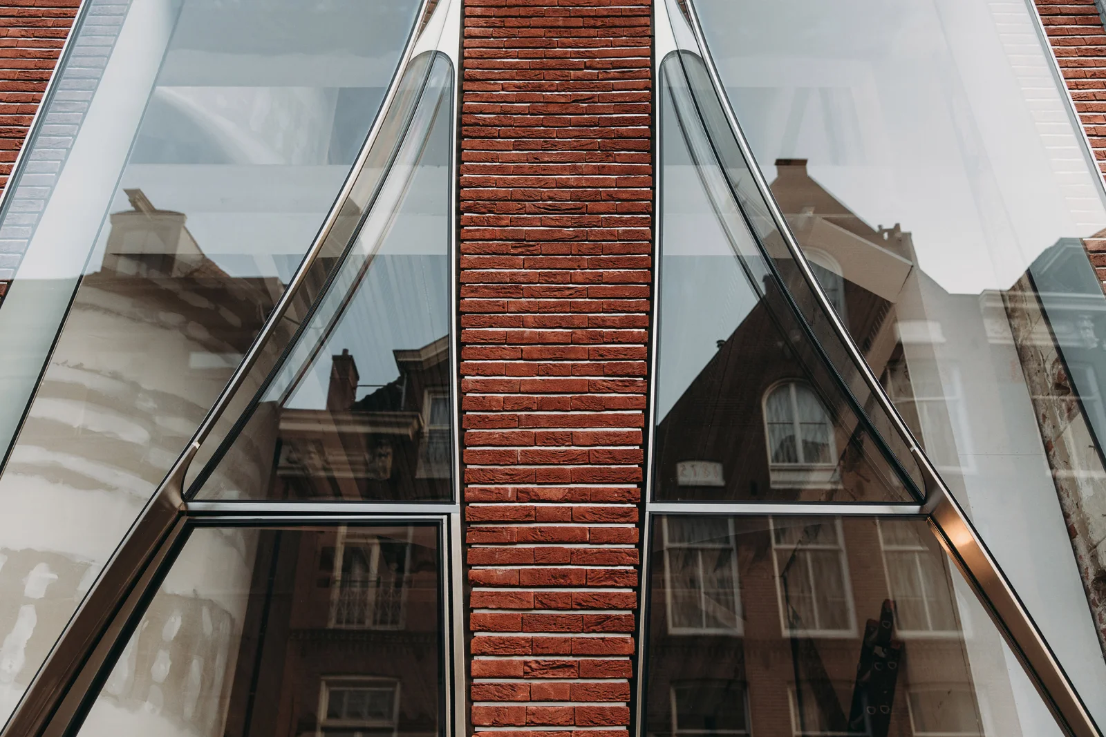The three curved panels
