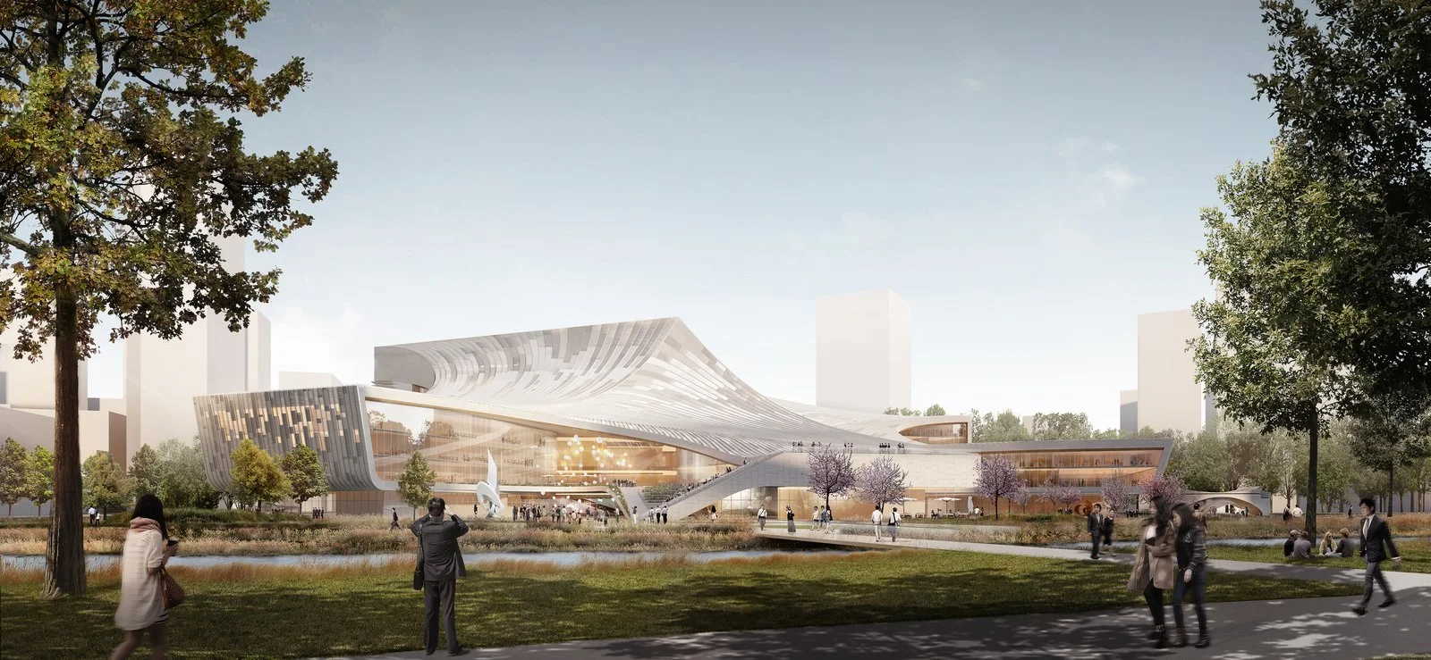 Nanjing Art Museum, 1+3 Centres